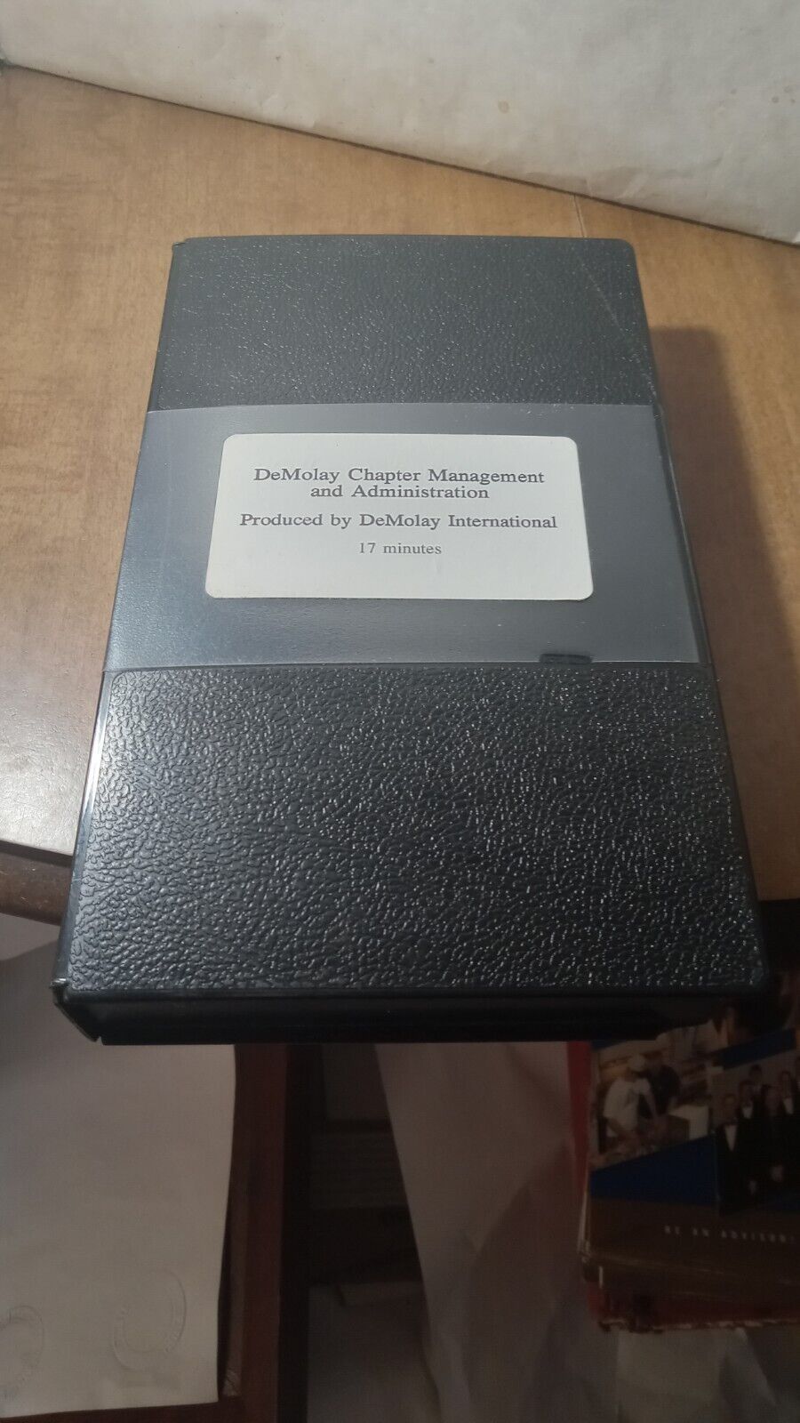 Masonic De Molay Chapter Mangemaent And Administration VHS Tape Rare