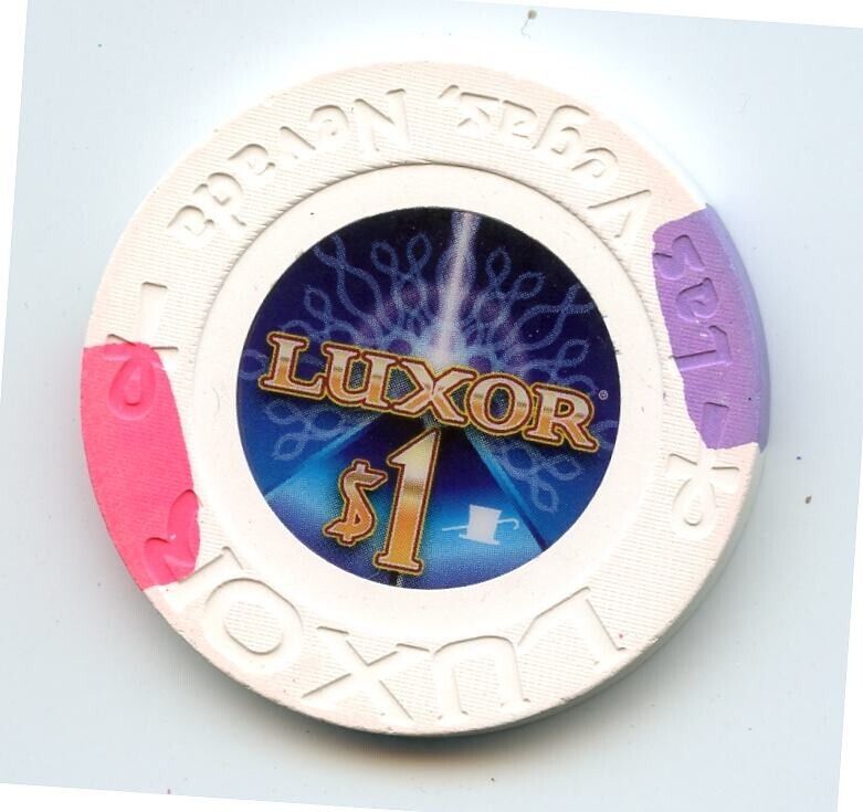 1.00 Chip from the Luxor Casino Las Vegas Nevada Small Inlay