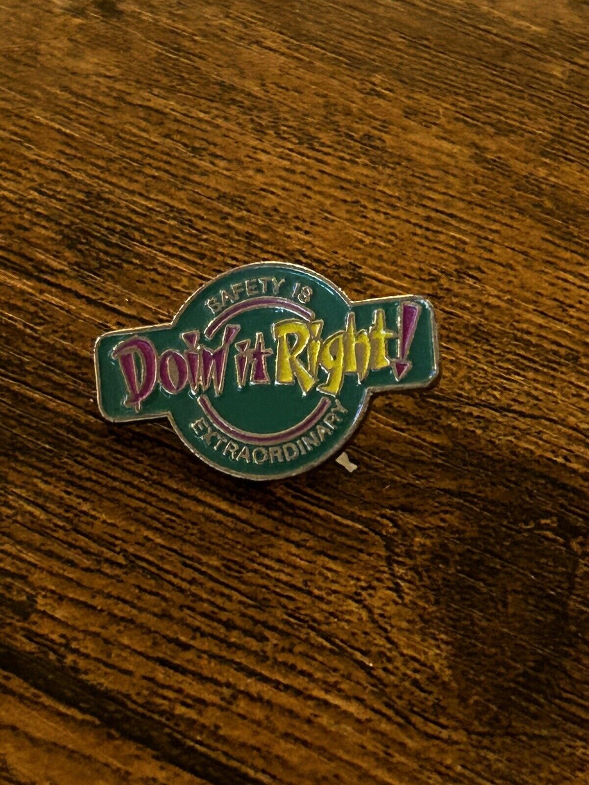 Taco Bell Employee Crew Pin Safety is Doin\' it  Right Extraordinary 