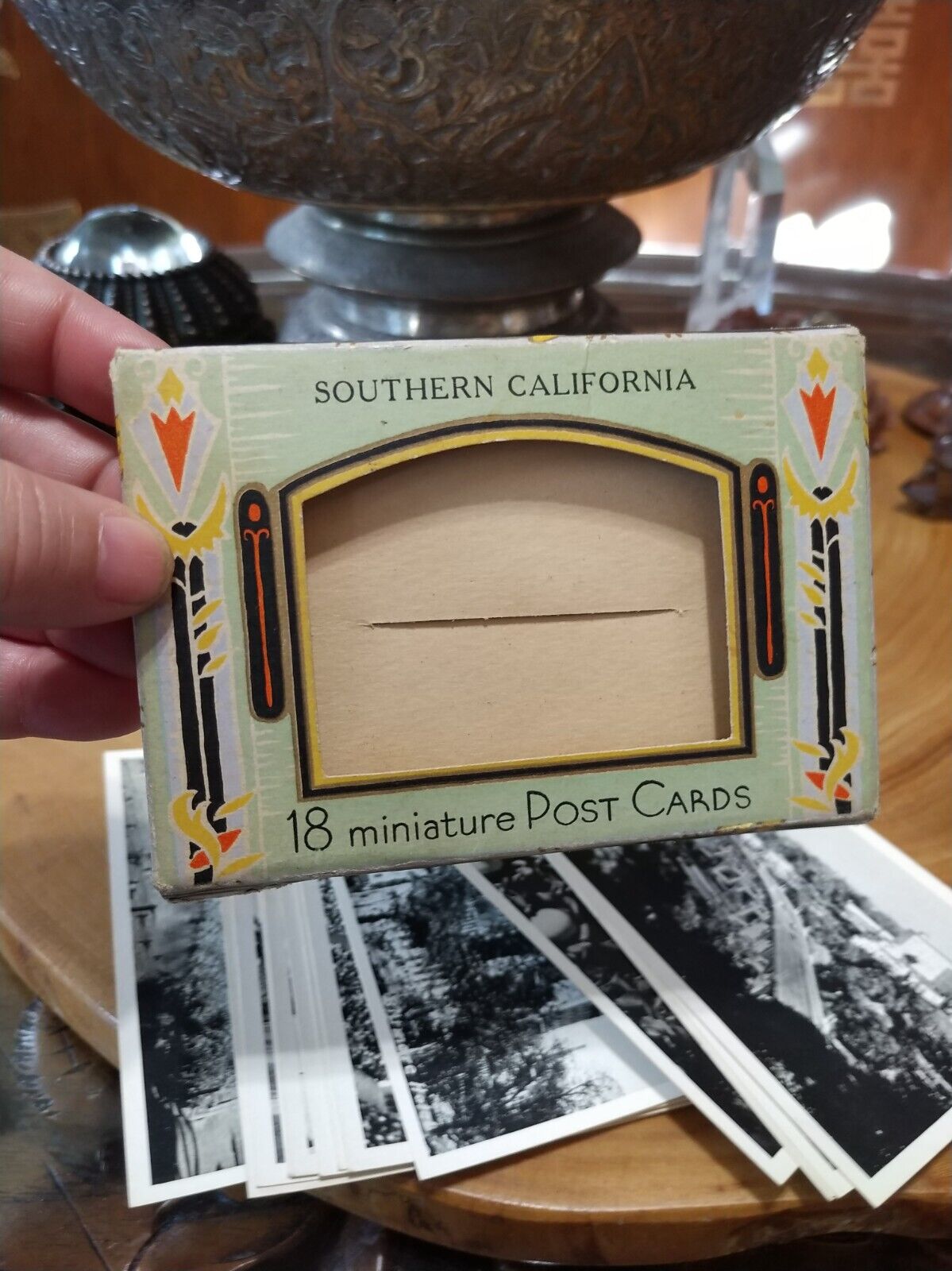 14 Vintage 1930s Southern California miniature postcards black & white