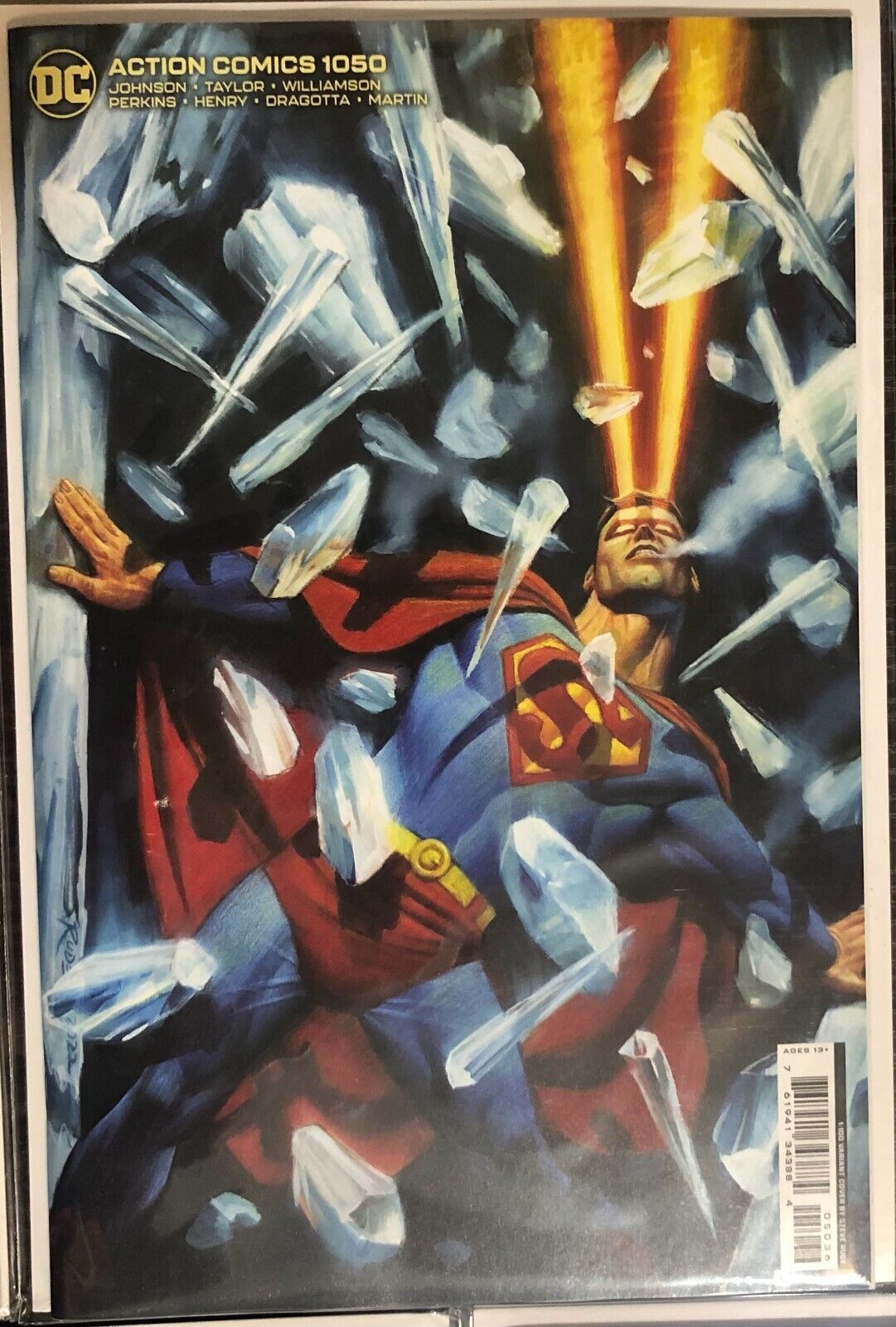 GOING OUT OF BUSINESS SALE SUPERMAN ACTION COMICS #1050 RATIO 1:100 NM or better