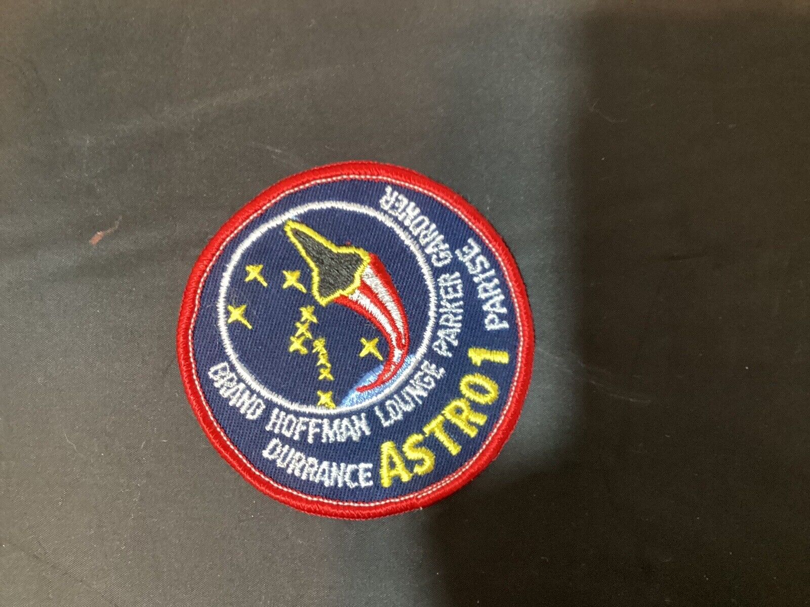 Brand Hoffman Lounge Parker Gardner Durrance Parise Astro 1 Patch Badge NASA