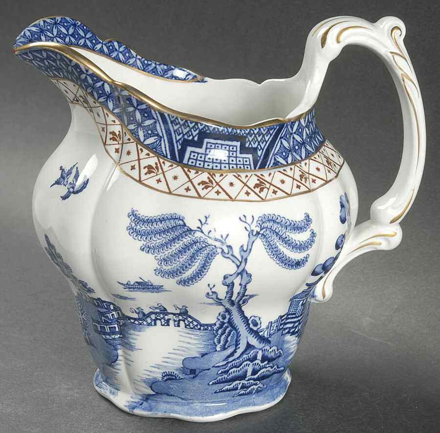 Booths Real Old Willow Blue 28 Oz Pitcher 7459140