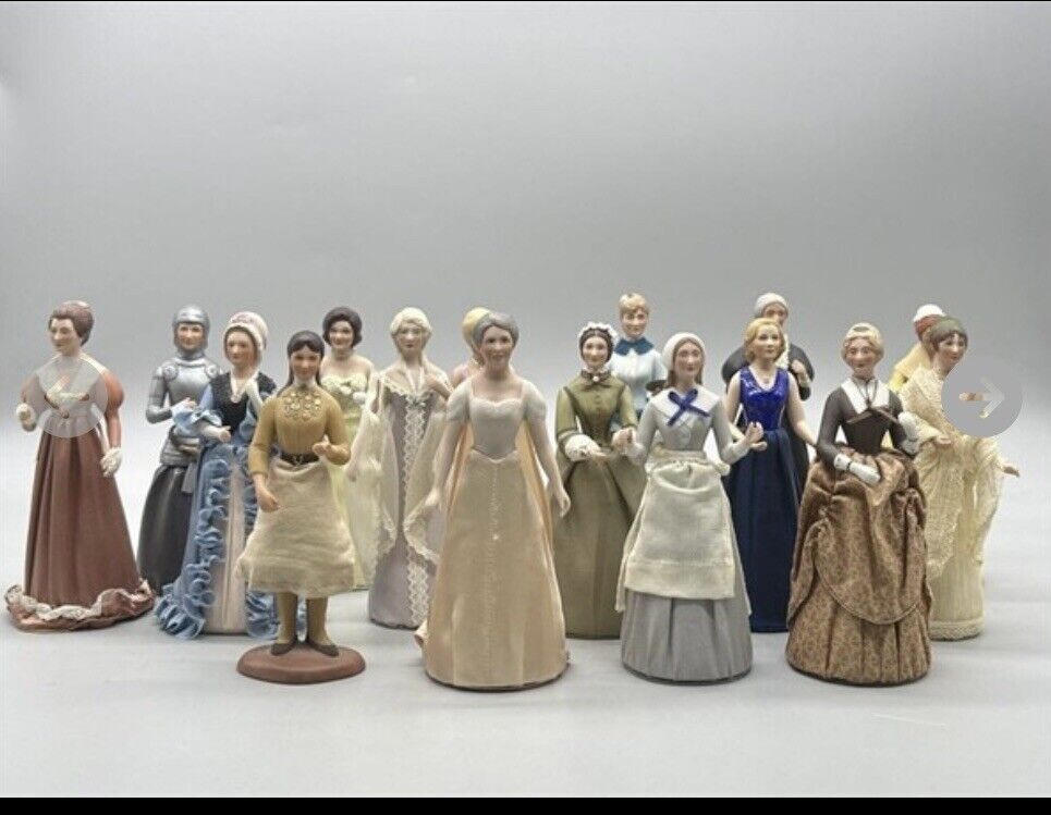 REMEMBER THE LADIES and Great American  16 figurines set US Historical Society