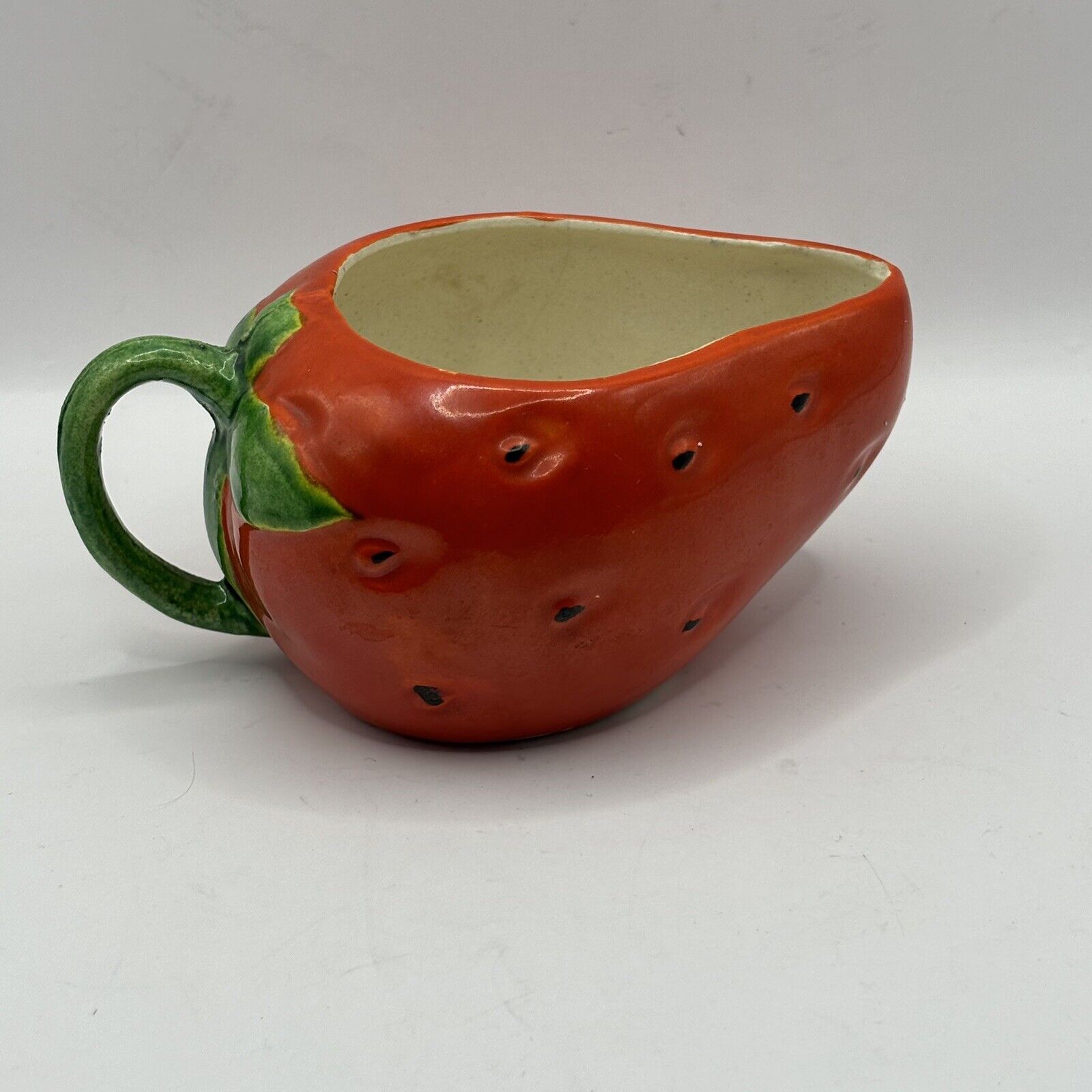 Vintage Small Strawberry Shaped Planter