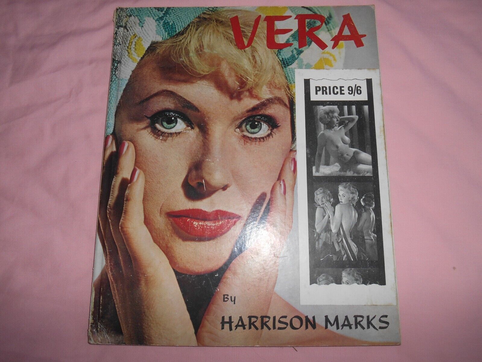 Vera Day. Portrait of a Beautiful Girl. Harrison Marks. 60\'s Glamour Book. Nude.