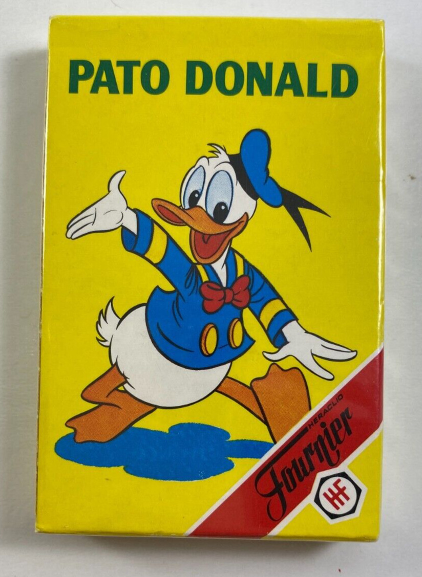 Rare VIntage PATO DONALD Sealed Deck of Playing Cards Made in Spain