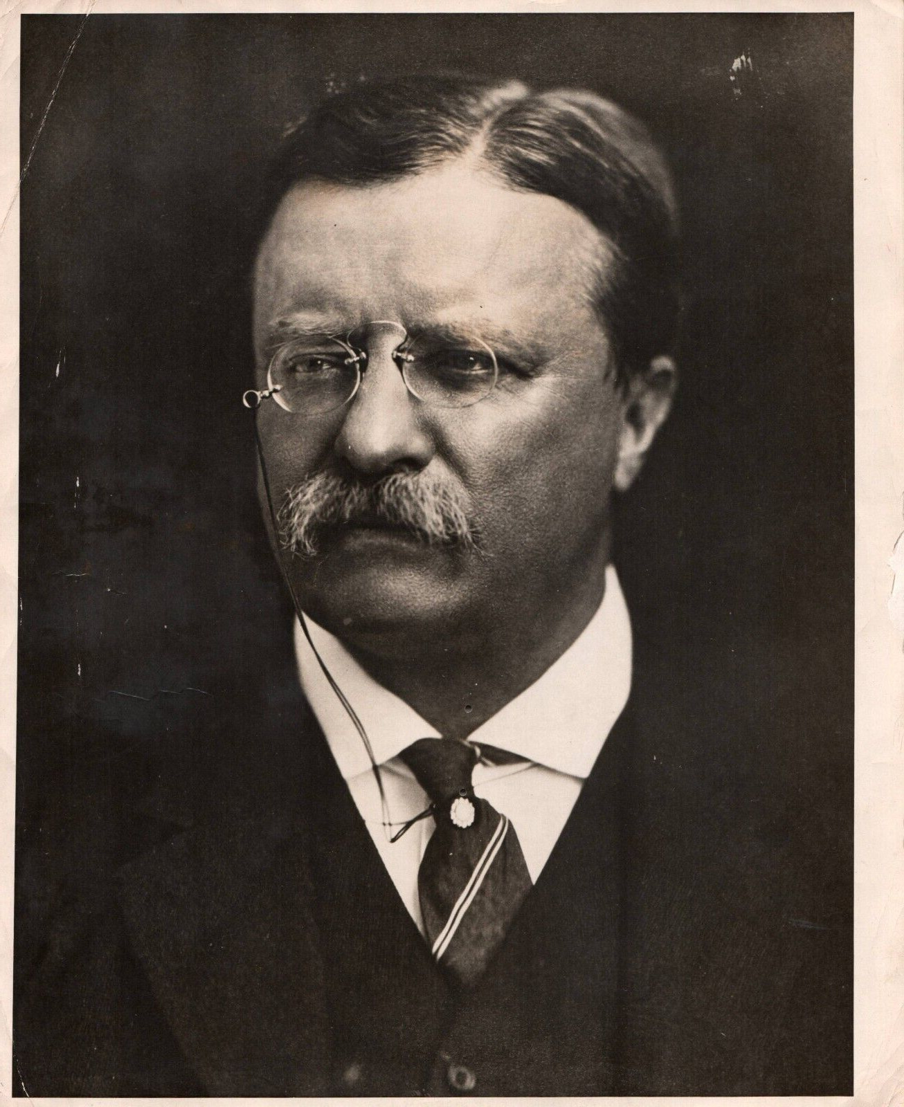 RARE 1910s US PRESIDENT THEODORE ROOSEVELT TYPE I PORTRAIT ORIGINAL PHOTO 217