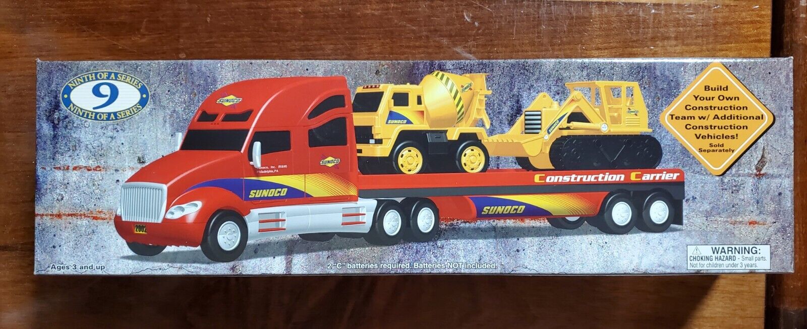 Sunoco 2002 Construction Carrier Truck Ninth Of A Series New In Box