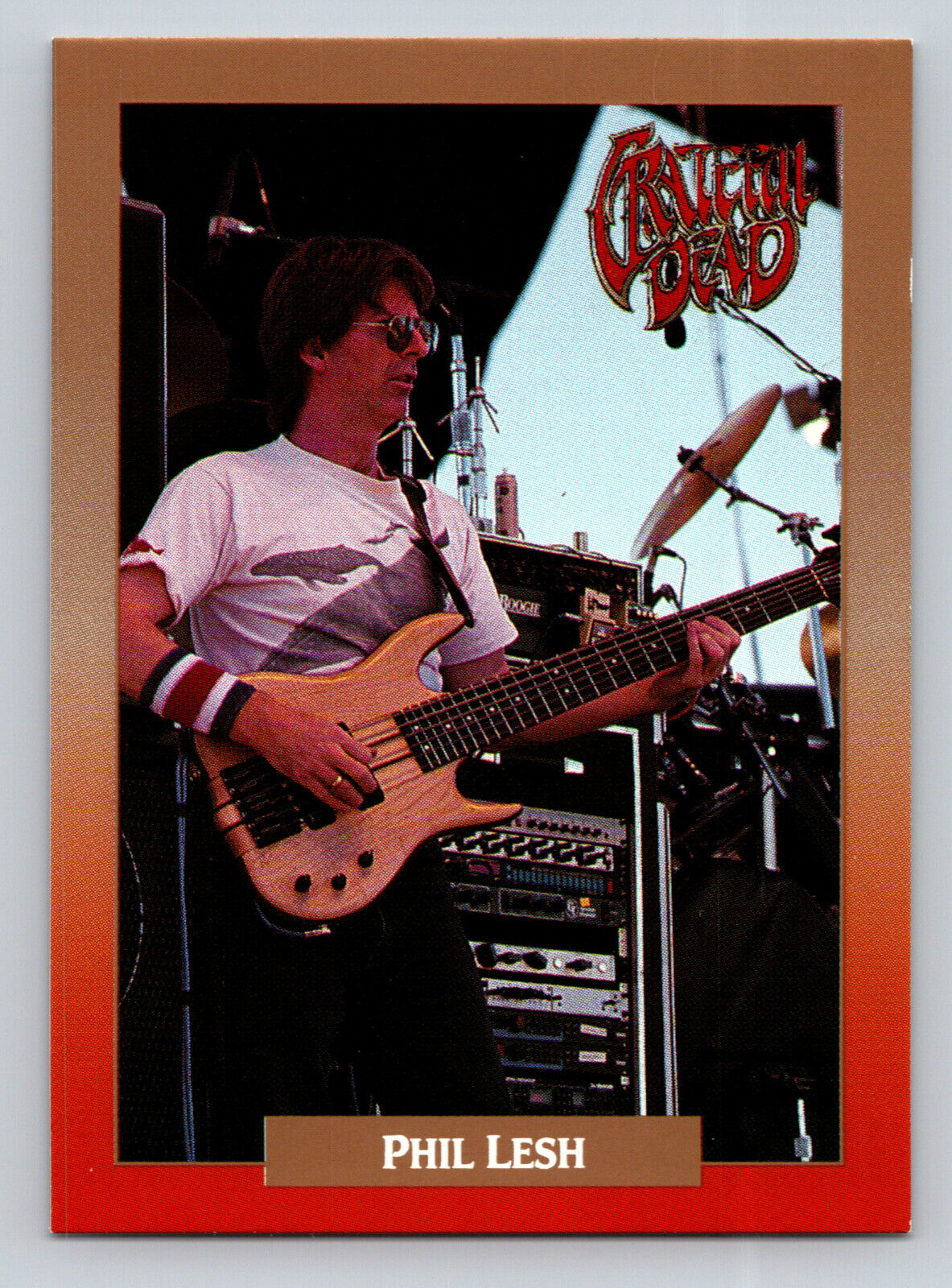 1991 Brockum RockCards Legacy Series Phil Lesh #3 Greatful Dead Card HOF Bass