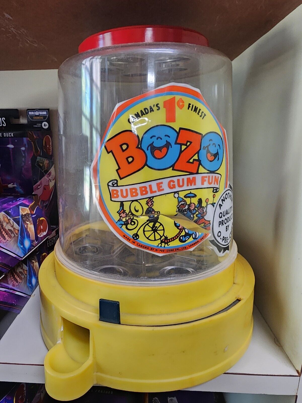 Vintage O-PEE-CHEE  BOZO  Gum Ball Machine. IN STOCK 
