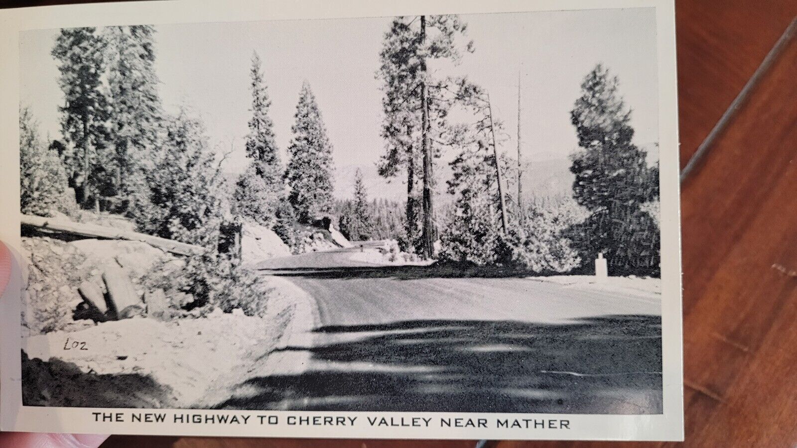 New Highway Cherry Valley Mather Yosemite California Vintage Post Card
