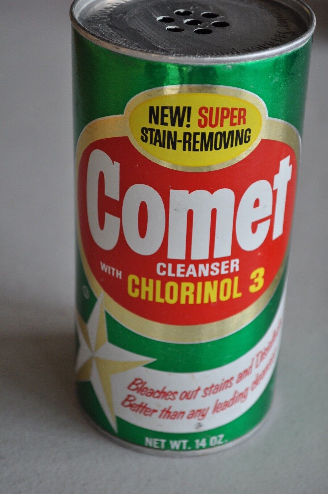 Vintage Comet Cleanser Container Prop 14 Ounce Empty Prop