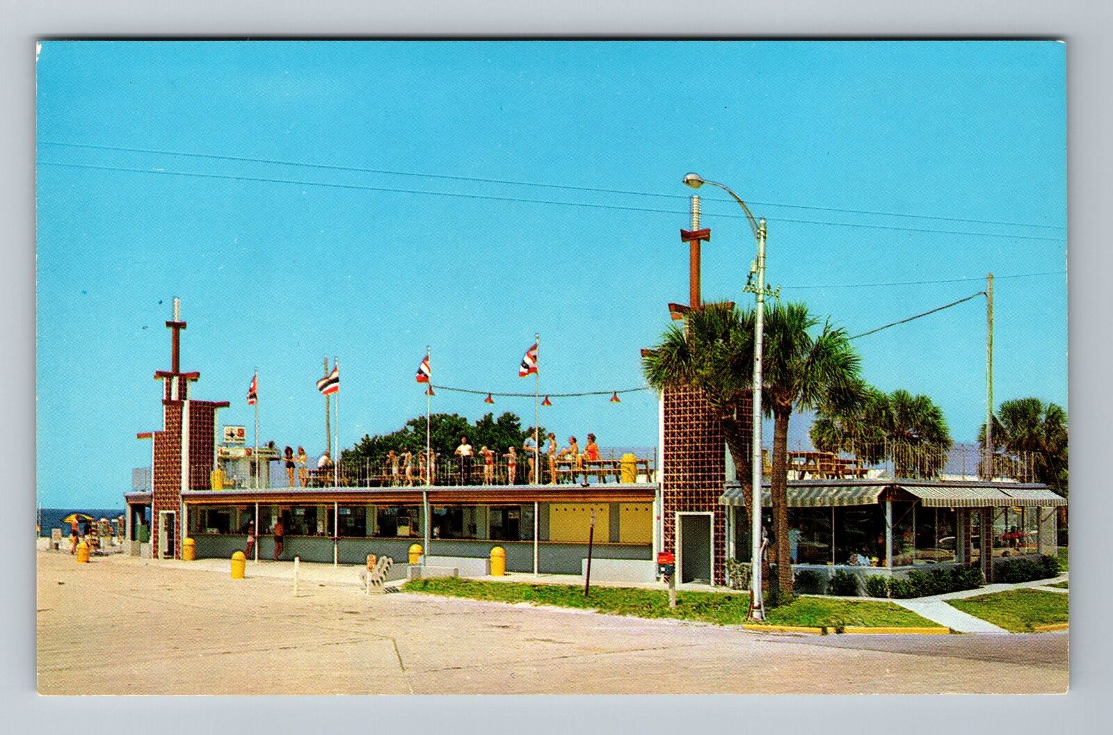 Clearwater Beach FL-Florida, New Pier Pavilion, Vintage Postcard