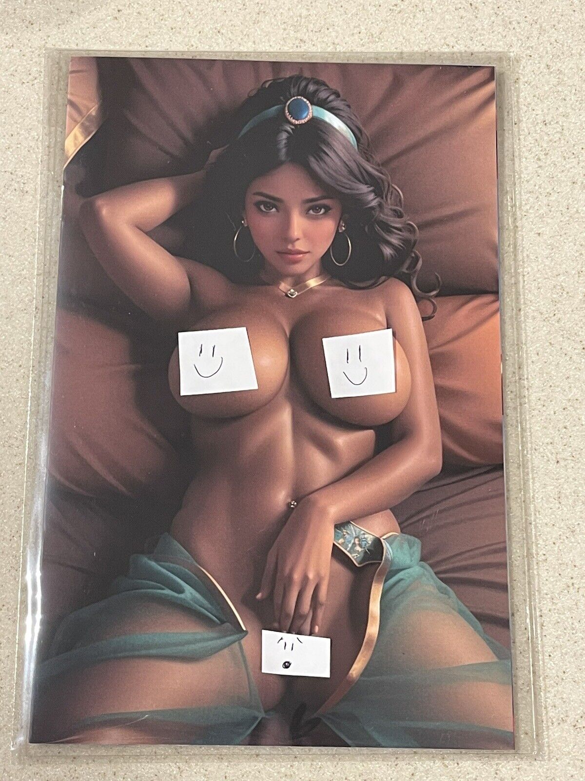 2024 Jasmine naughty virgin two-sided exclusive cover Disney adult z-rated NM+
