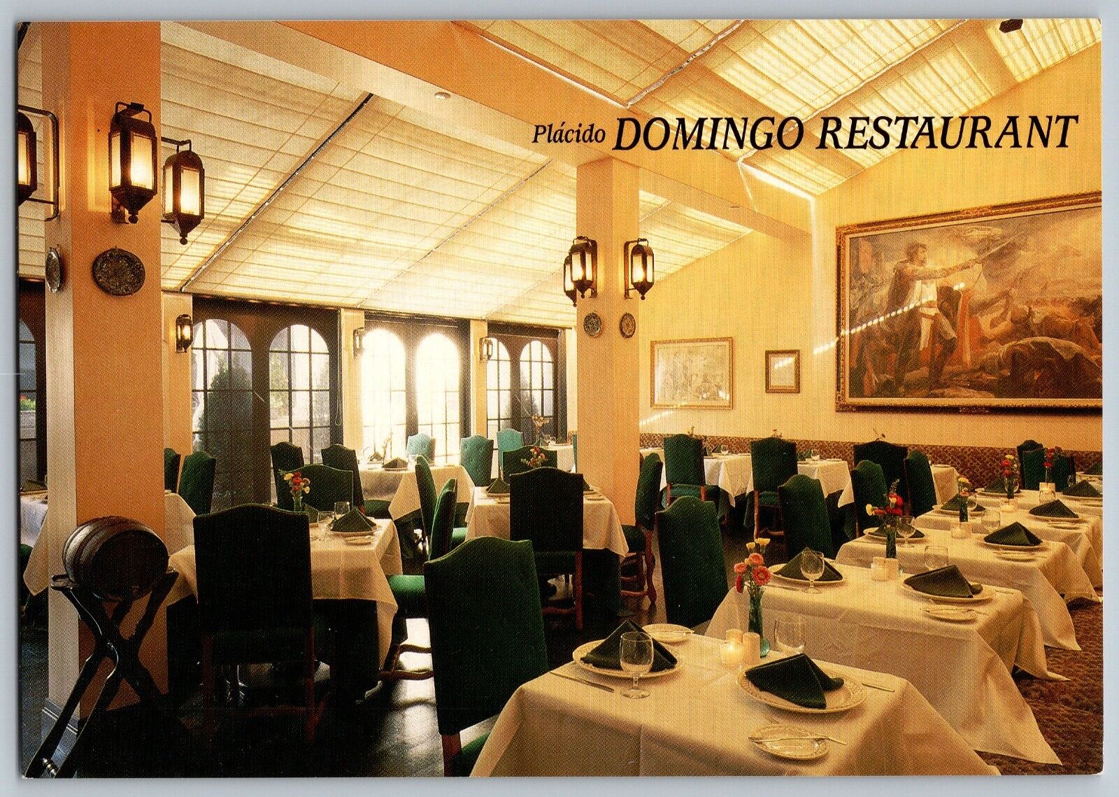 New York City, New York - Placido Domingo Restaurant - Vintage Postcard 4x6