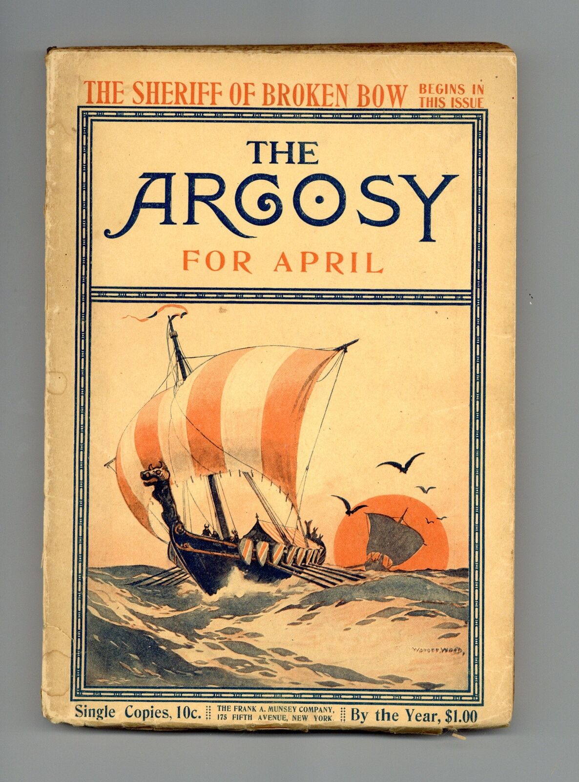 Argosy Part 2: Argosy Apr 1907 Vol. 54 #1 VG+ 4.5