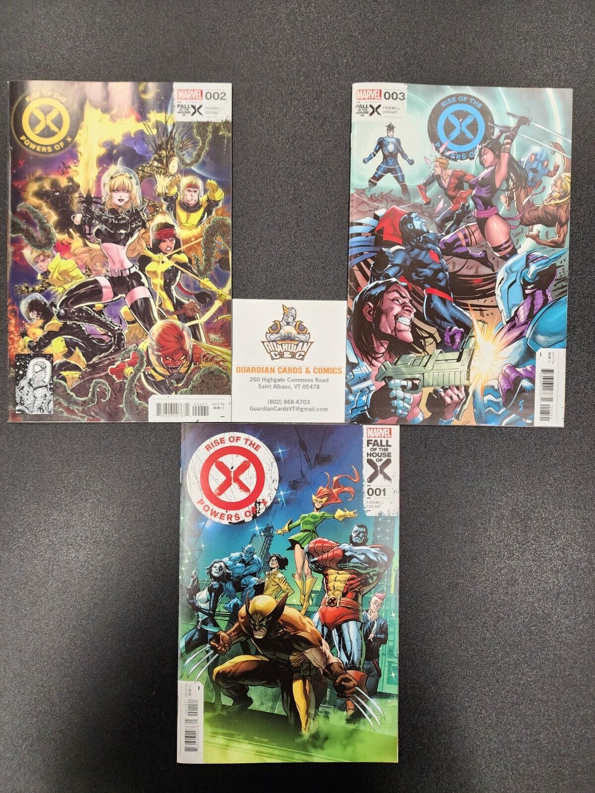 Rise of the House of X #1-#3 (2024) Marvel Comics Lot of 3 Farewell Variant NEW