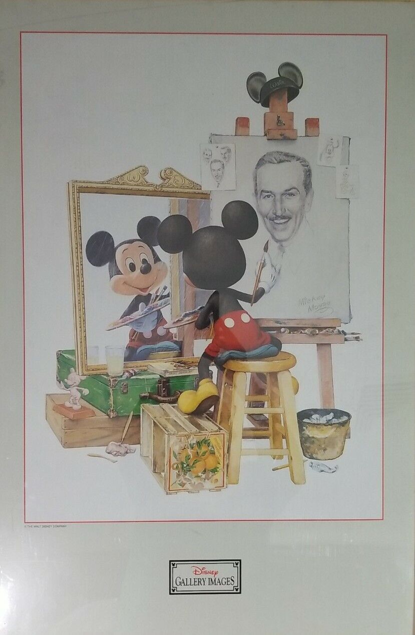 Disney Gallery Images Mickey Mouse Self Portrait - 24x36\