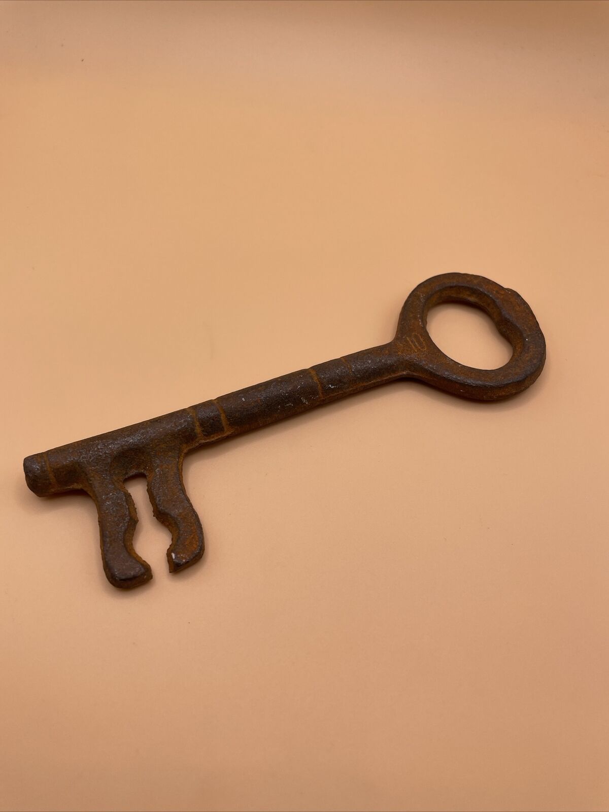 Vintage Decorative Rusty 5” No. 10 Iron Key