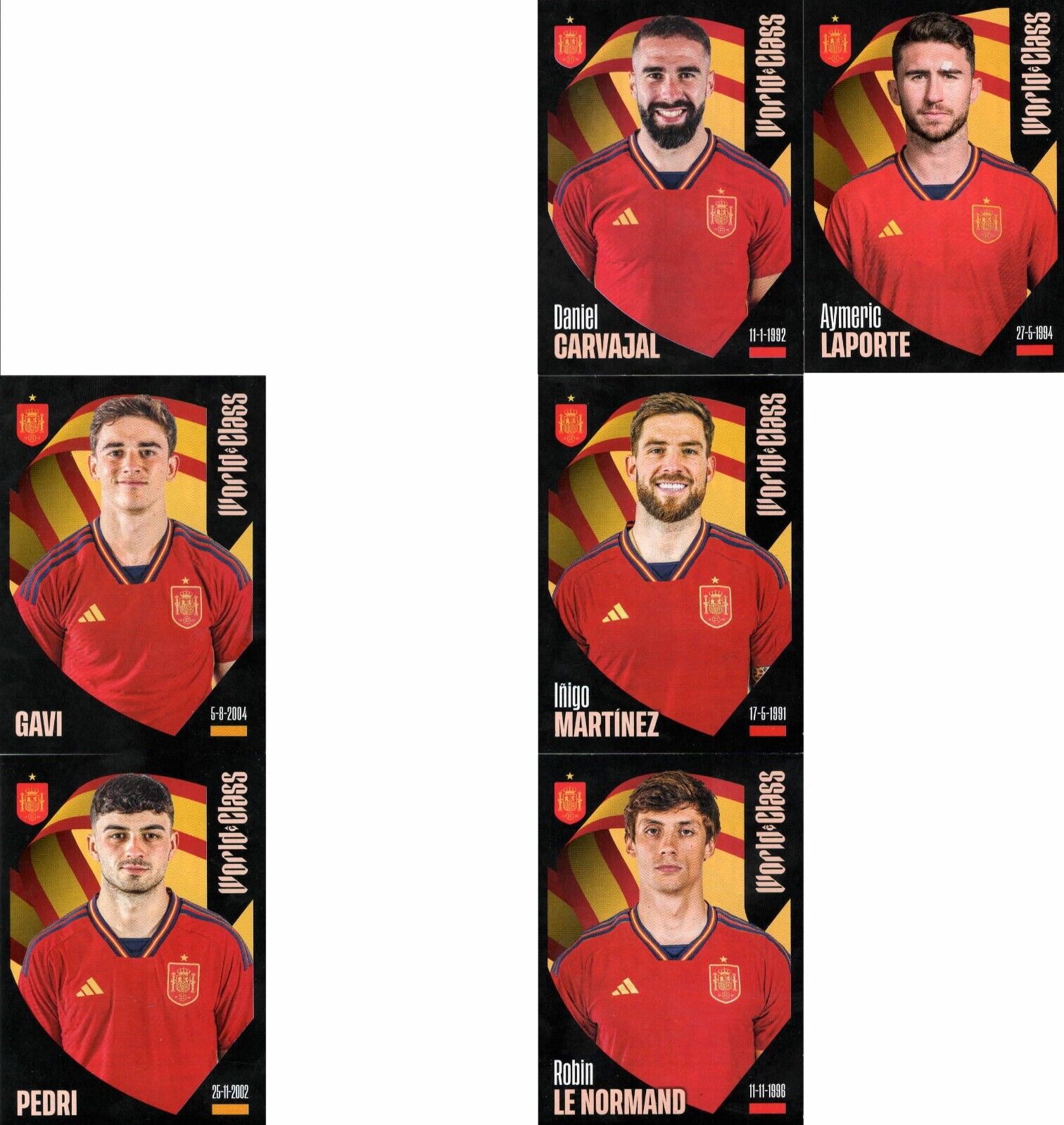 FIFA World Class 2024 Sticker 10 of 20 Base Spain Sandwiches