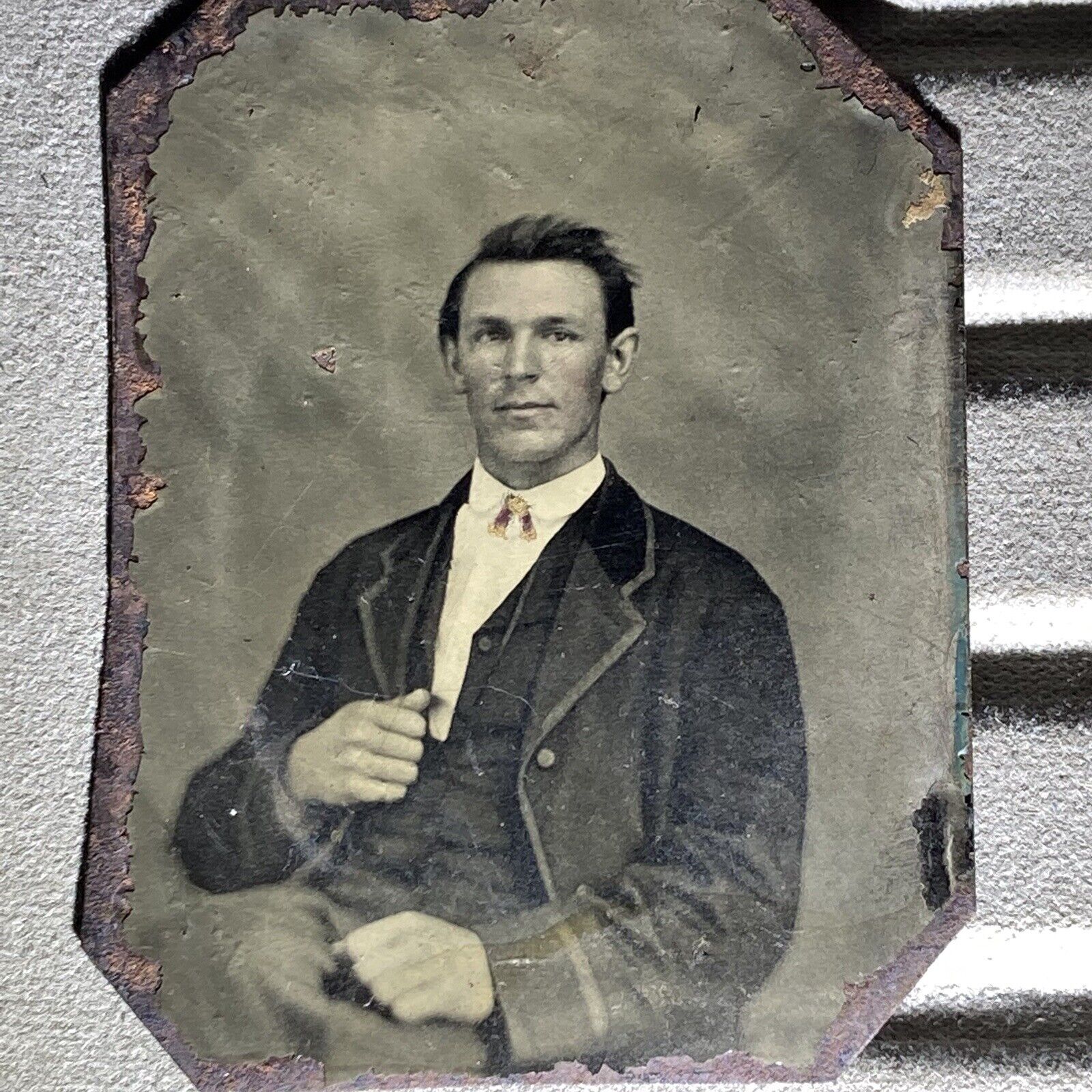 Rare Tintype of Patrick Henry McCarty father of Billy the Kid