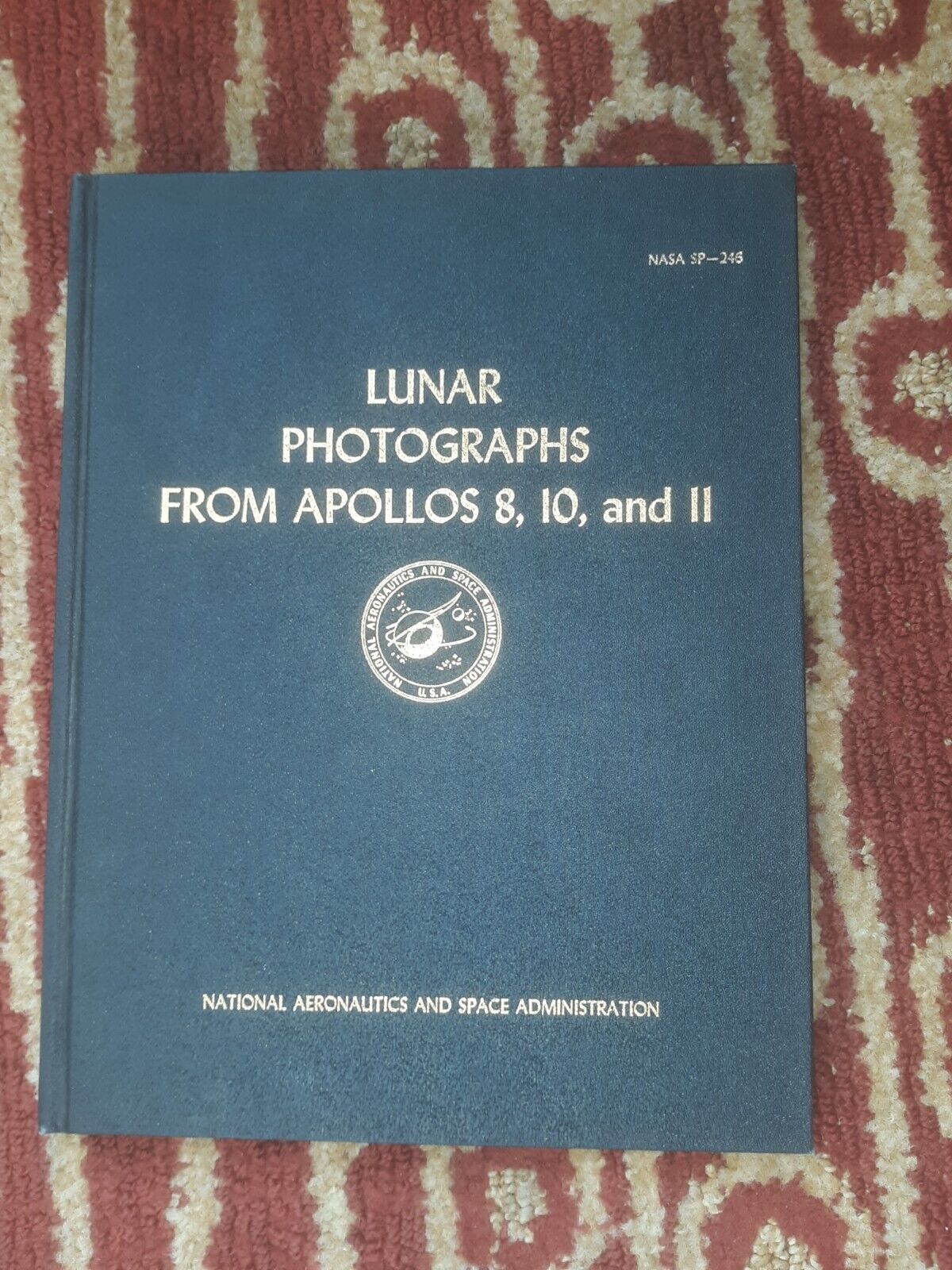 1971 Lunar Photographs from Apollo 8,10, and 11 NASA SP-246 Book Robert Musgrove