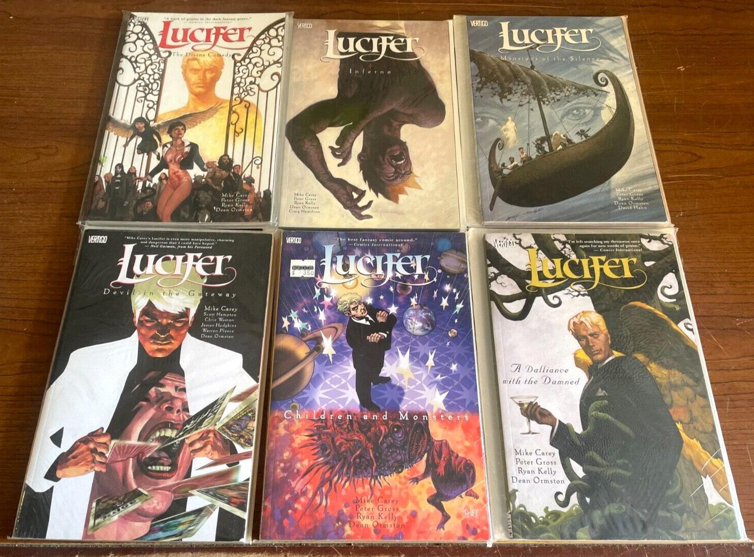 LUCIFER Lot of 11 Graphic Novels Lot DC Vertigo COMPLETE SERIES by Mike Carey