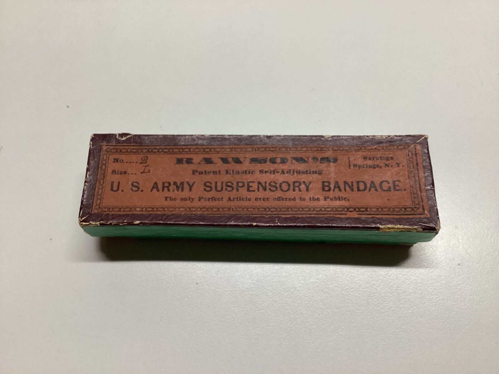 WWII WW2 ORIGINAL US ARMY SUSPENSPORY BANDAGE EMPTY