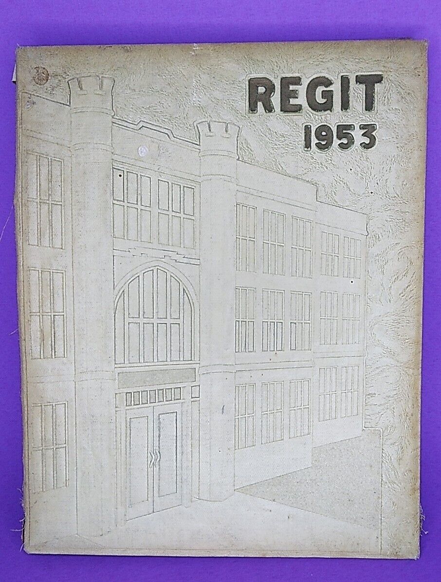 1953 Regit High School Yearbook  Kirksville, Mo Vintage