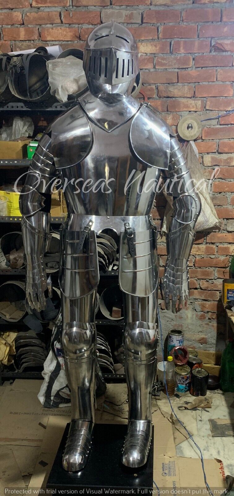 Medieval Gothic Wearable Suit Of Armor Knight Larp Armour Combat Full Body Prop