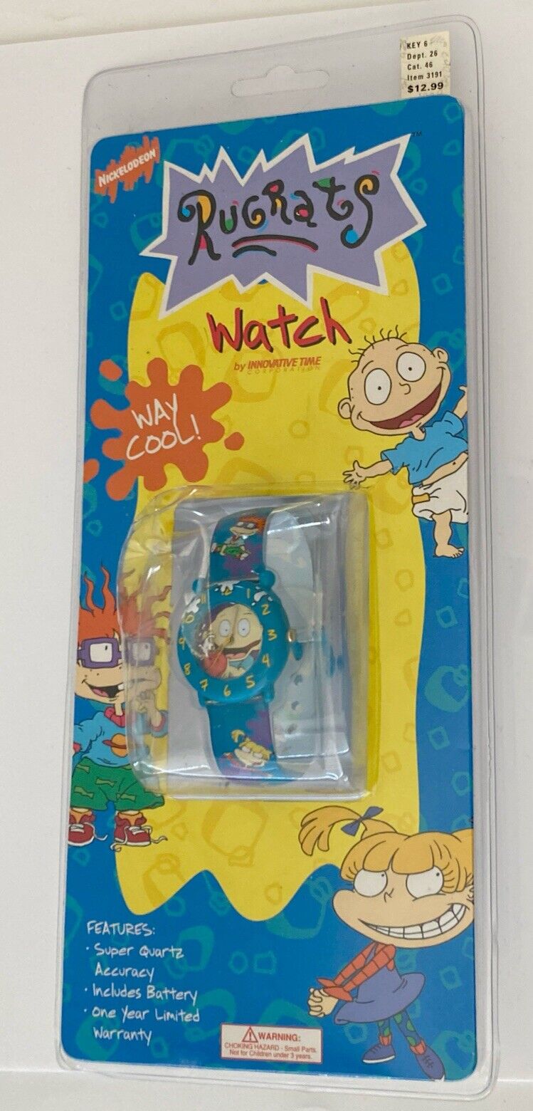 Rugrats Tommy Watch 1998 Innovative Time Nickelodeon Viacom New