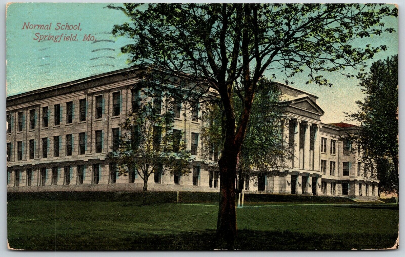 Normal School, Springfield, Missouri - Postcard