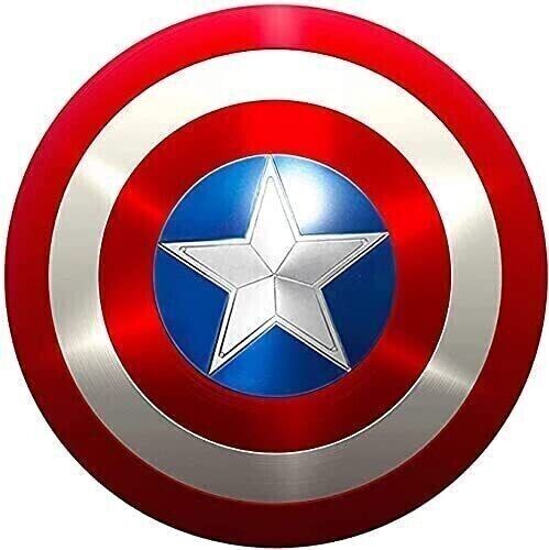 75th Anniversary Avengers Shield Alloy Metal Marvel Legends Captain America Gift