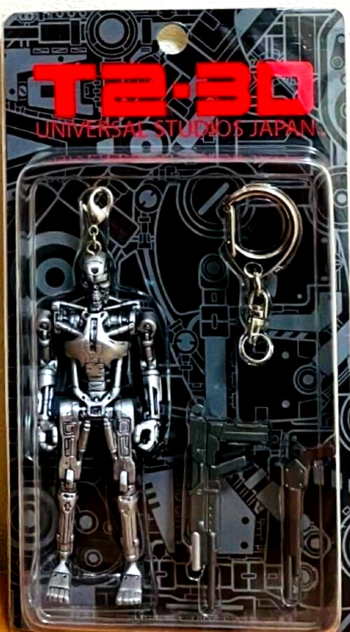Universal Studios Japan Terminator T2-3D Movable Keychain USJ 4 inch NEW Vintage