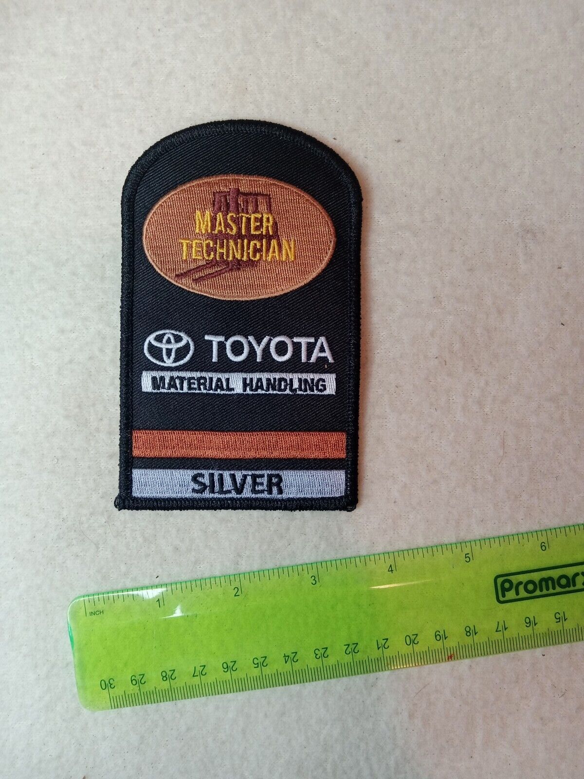 Toyota Material Handling, Master Technician, Silver level, arm patch