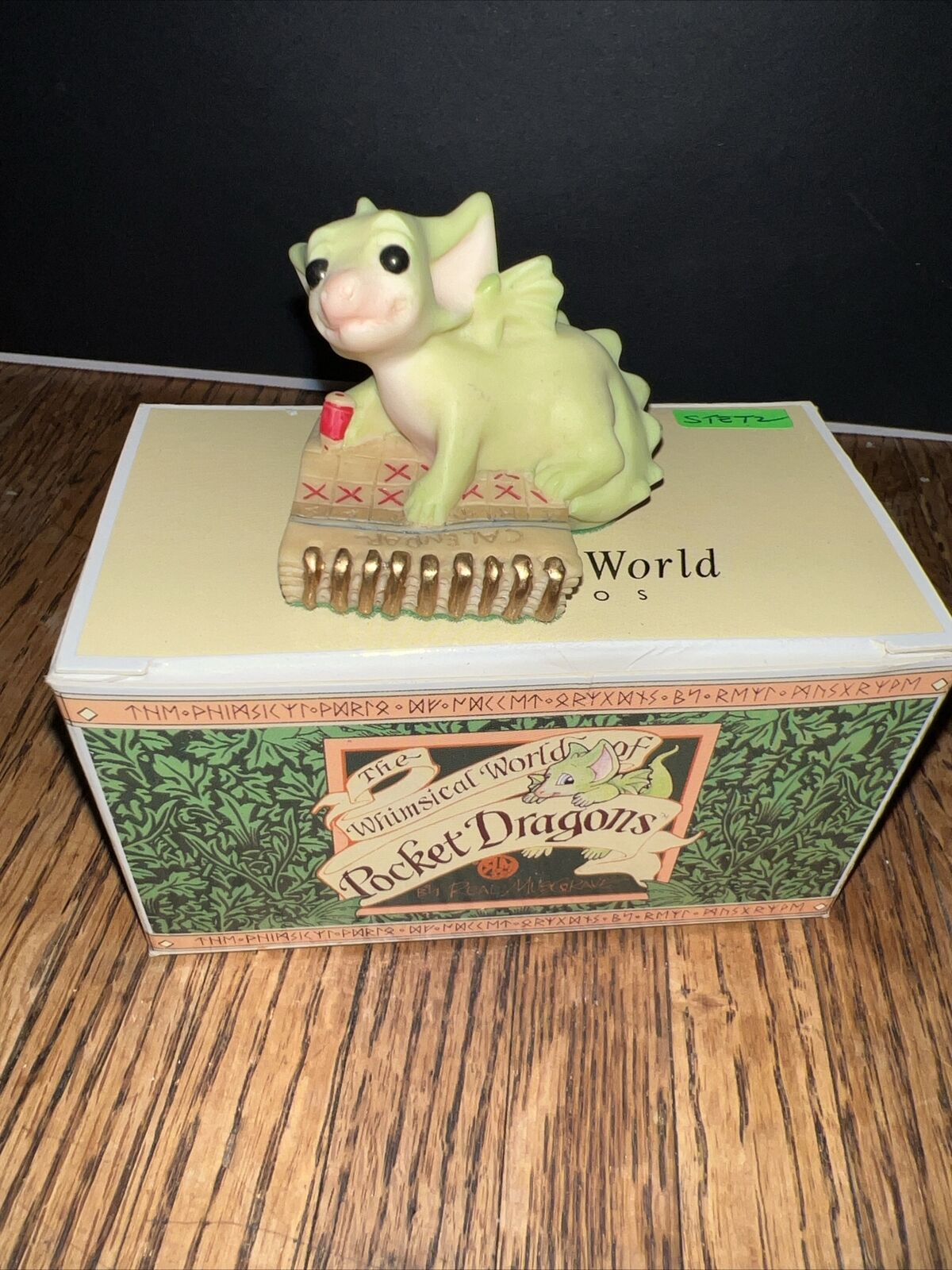 SIGNED 1999 Whimsical World Pocket Dragons ‘Counting The Days’ Musgrave Box