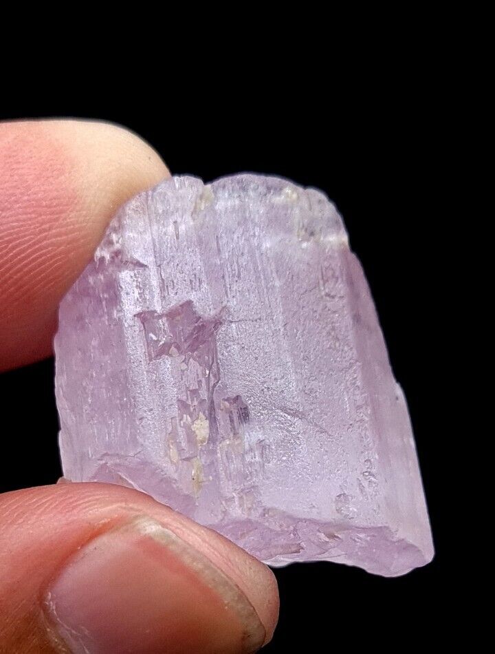 Beautiful Perfect Natural DT Pink Color Kunzite Crystal From Afghanistan