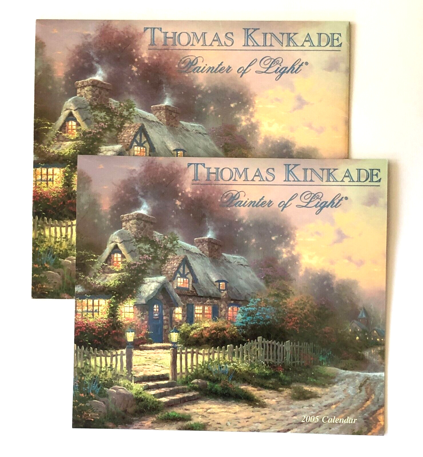 2005 Thomas Kinkade Calendar Painter of Light Large Wall Format Cottage Unused