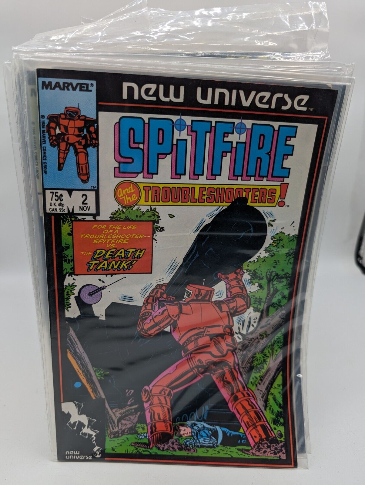 Spitfire and the Troubleshooters #2 Marvel Comics (1986) 