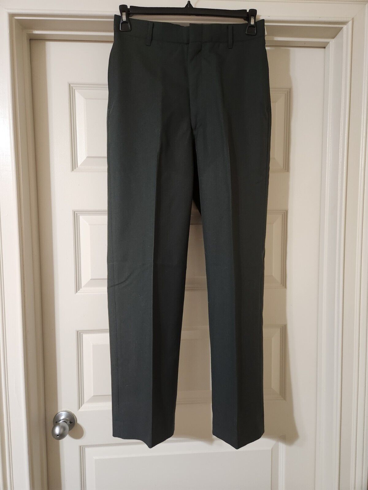 Men's military Uniform Wool/Poly Dress Trousers pants 31R Serge Green  nwt