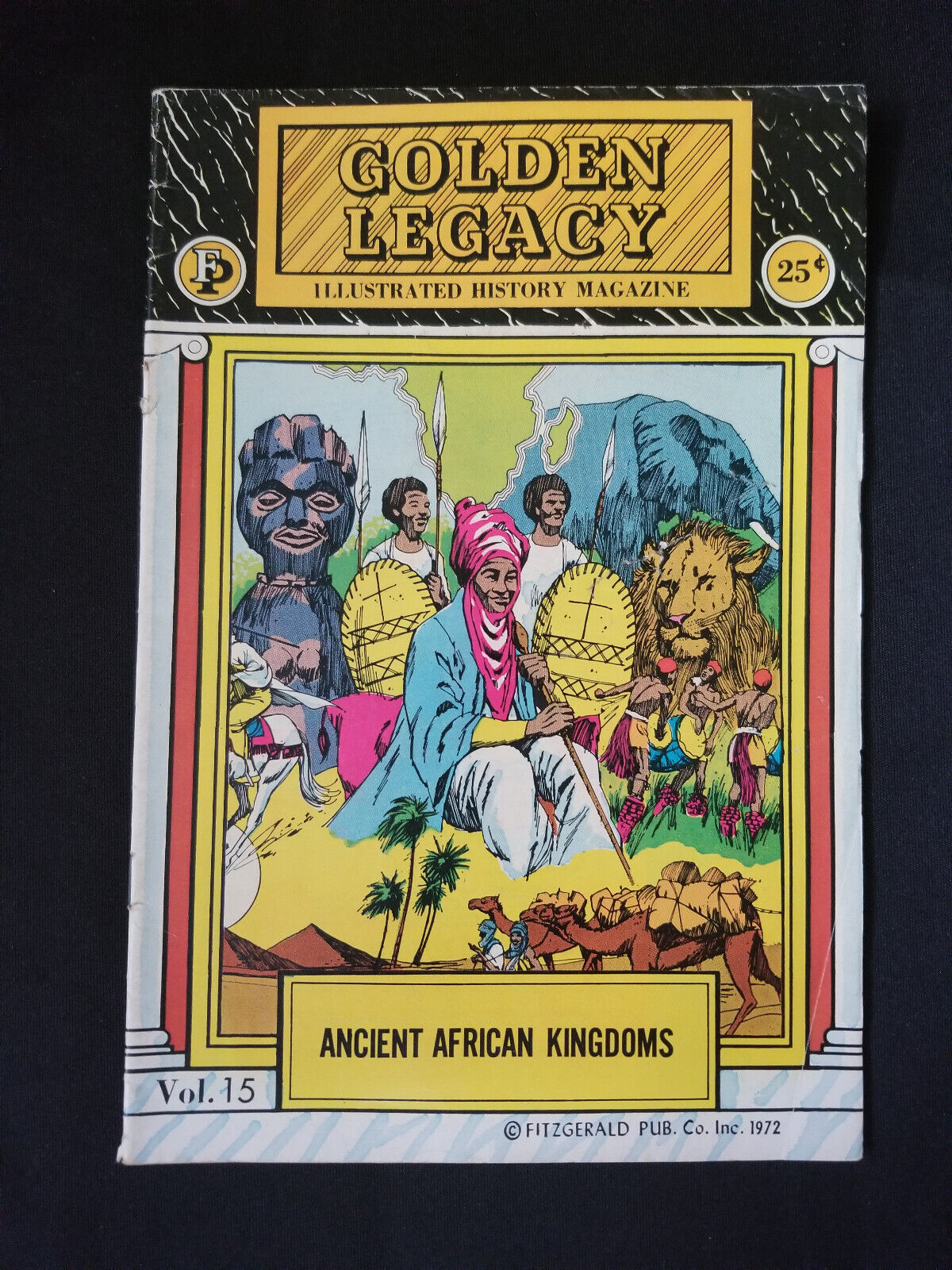 Golden Legacy Vol 15 Ancient African Kingdoms 1972 Illustrated History Magazine