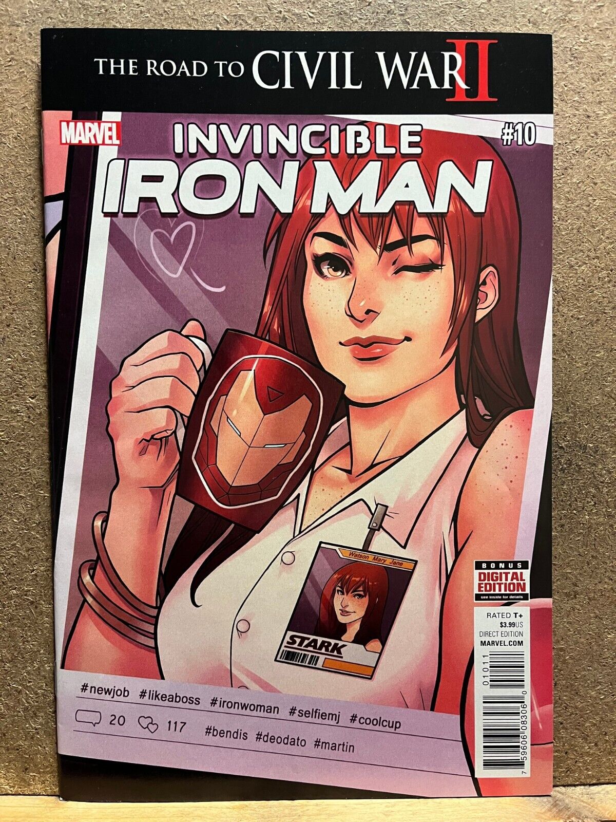 INVINCIBLE IRON MAN - # 10 - AUGUST2016 - VF+/NM