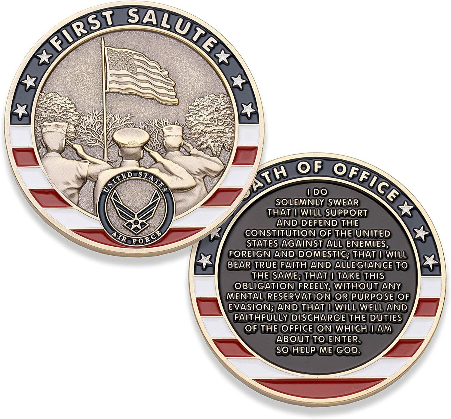 United States Air Force First Salute Challenge Coin