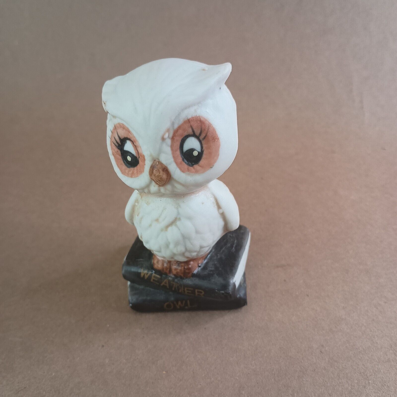 Weather Owl Figurine Made In Taiwan He\'s a Hoot