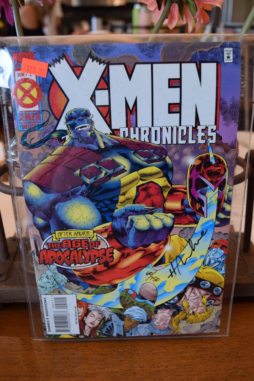 X-MEN CHRONICLES #2 SIGNED HOWARD MACKIE DYNAMIC FORCES  60/750