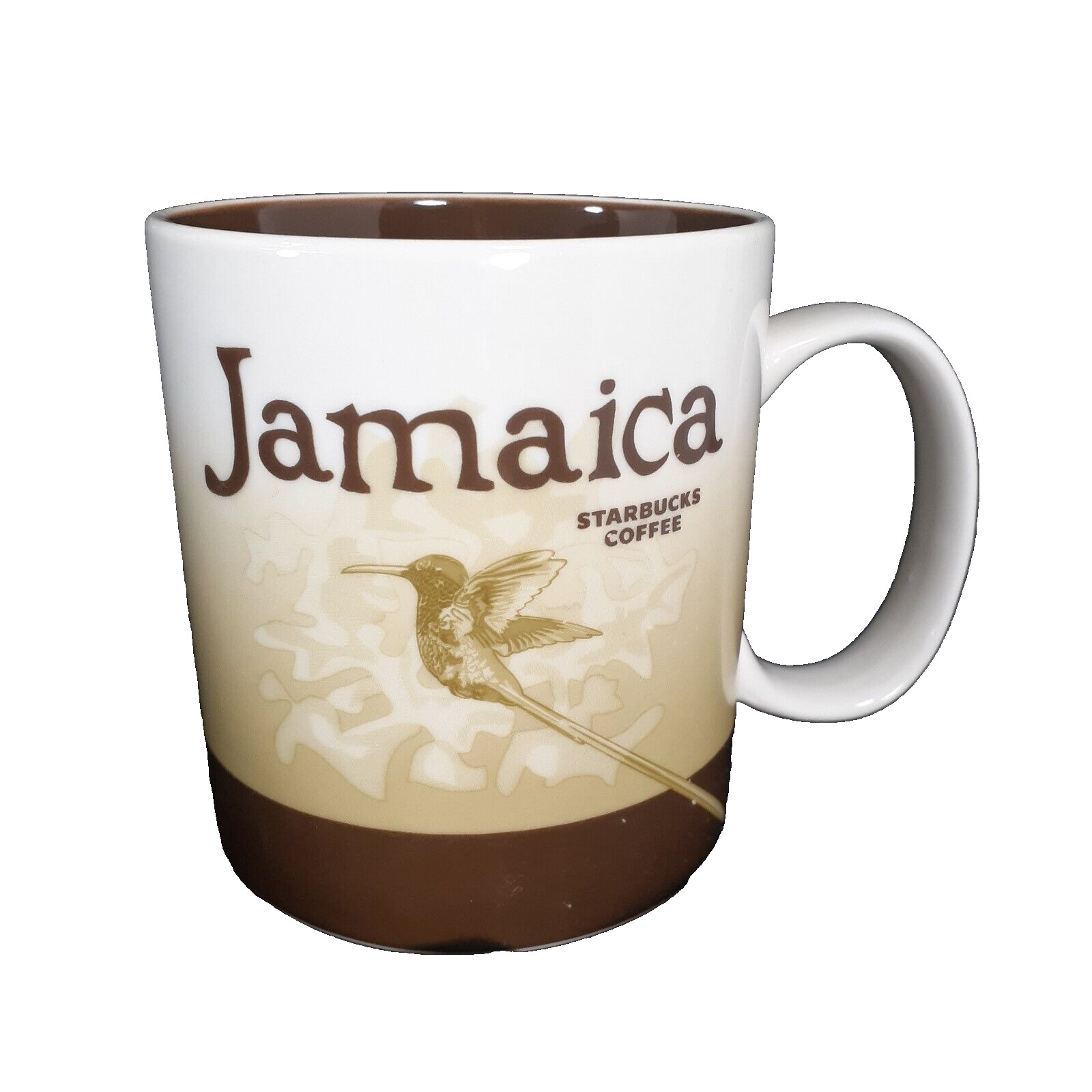 Starbucks 2018 Jamaica Global Icon Cup Hummingbird 16oz Coffee Tea Hot Coca Mug