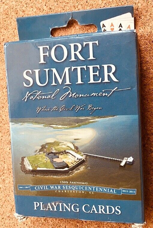 Fort Sumpter National Monument playing card deck - Sealed pack