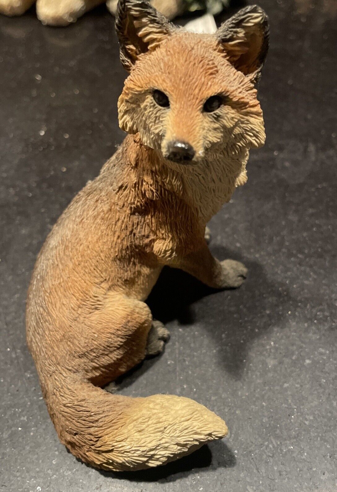 Stone Critters Vintage Fox Figurine