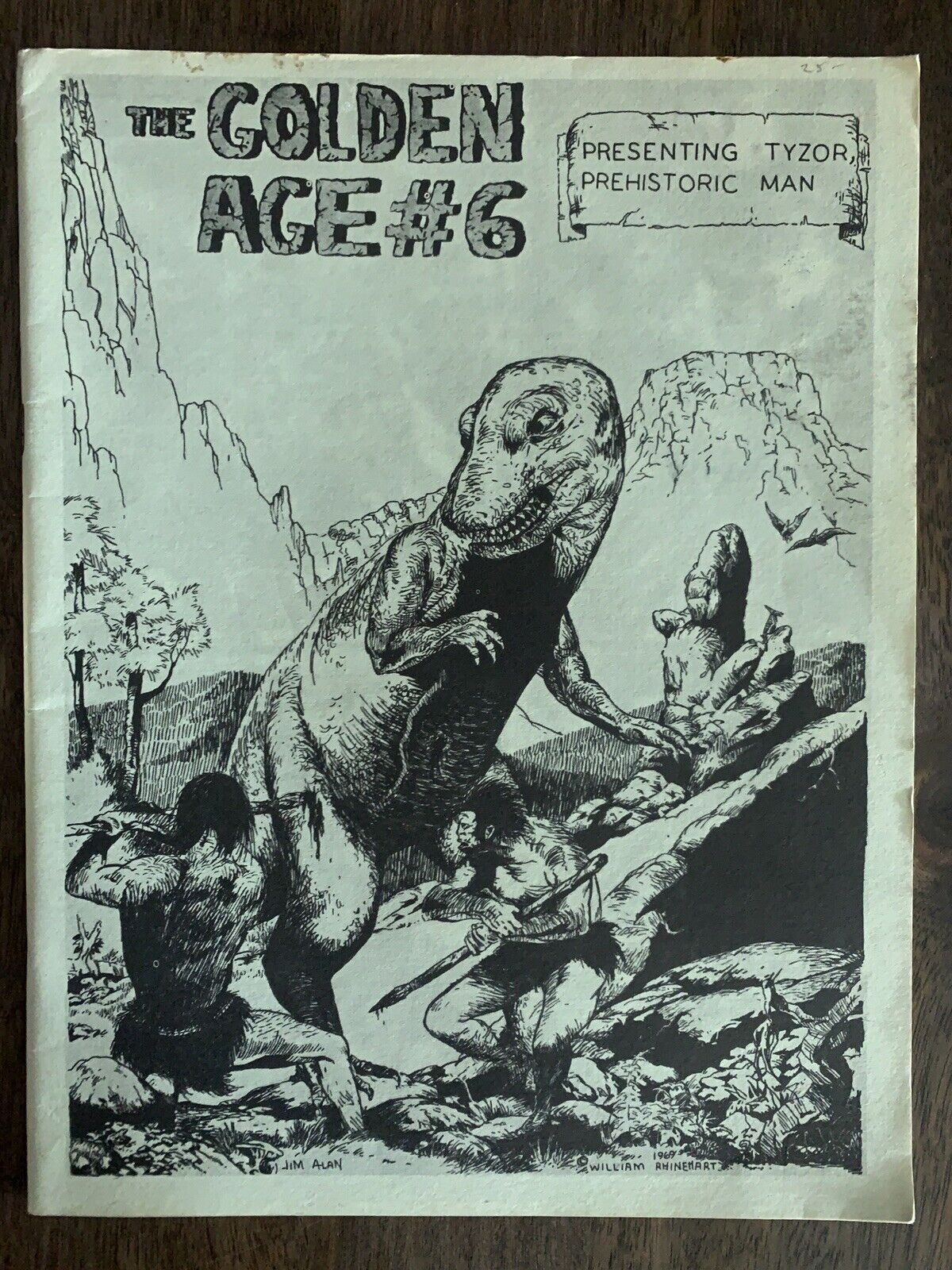 Rare 1970 The Golden Age #6 Comics Zine William Rhinehart Jim Alan Tyzor
